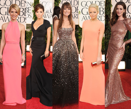Golden Globes Outfits 2011. The Golden Globes were on
